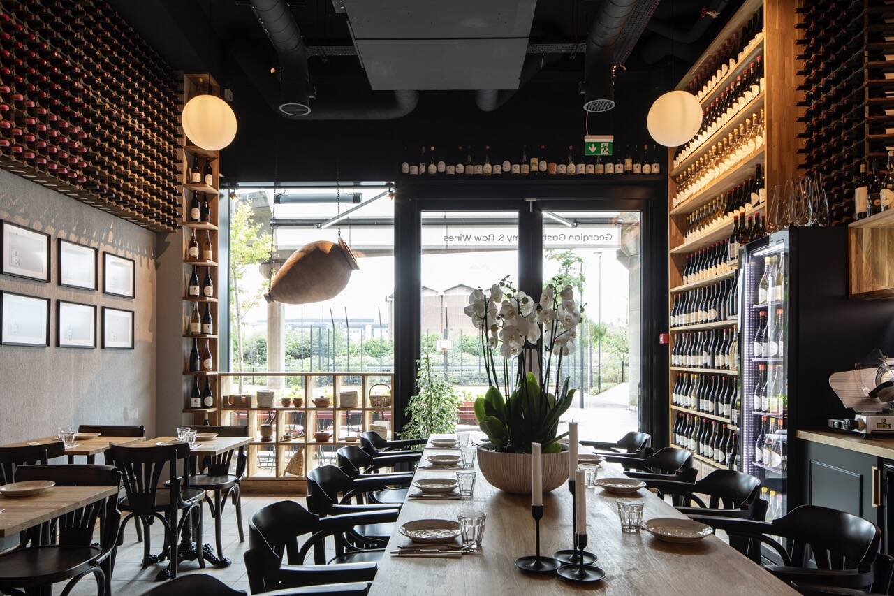 The dining room